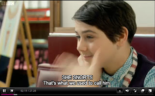 Kit snorts, as subtitled