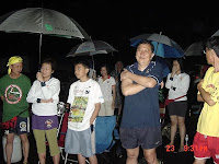 Circle in the rain