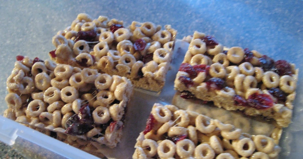 Cranberry Oat Cereal Bars