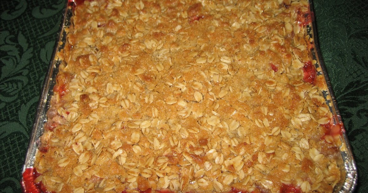 Strawberry Rhubarb Crisp