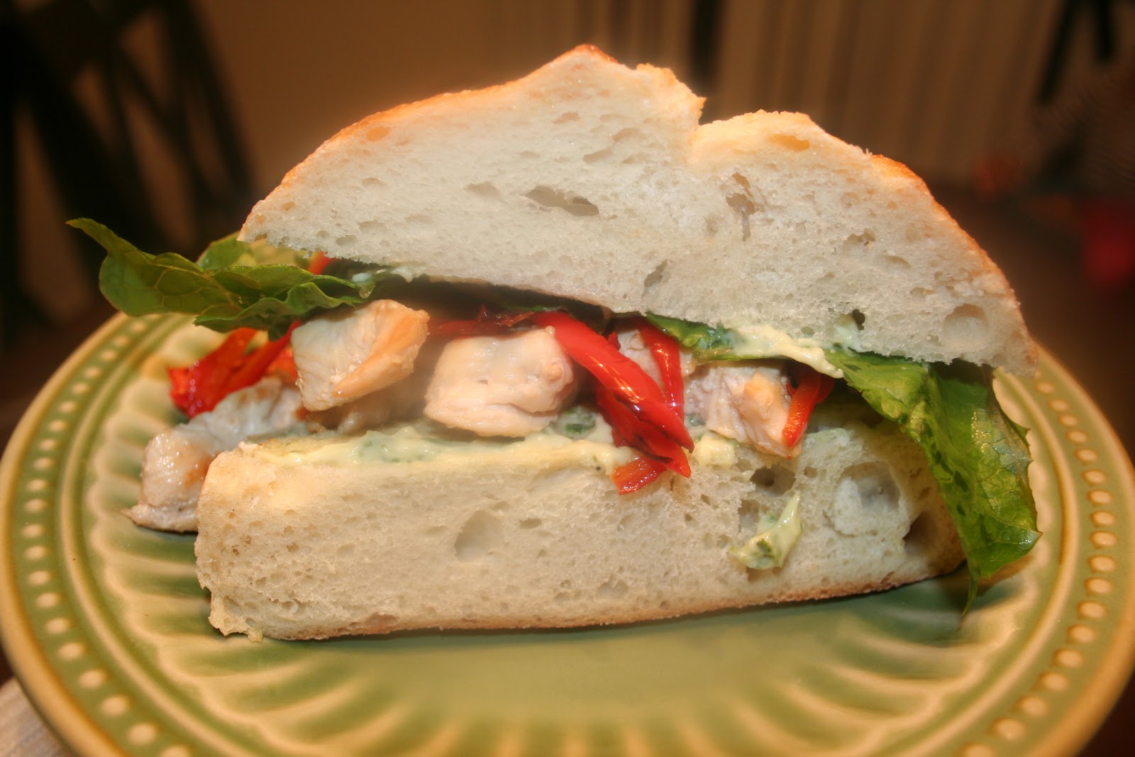 Chicken Pesto Sandwiches