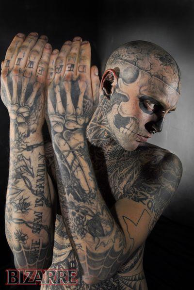 Bizarre Magazine UK bizarre tattoo. Bizarre Magazine UK