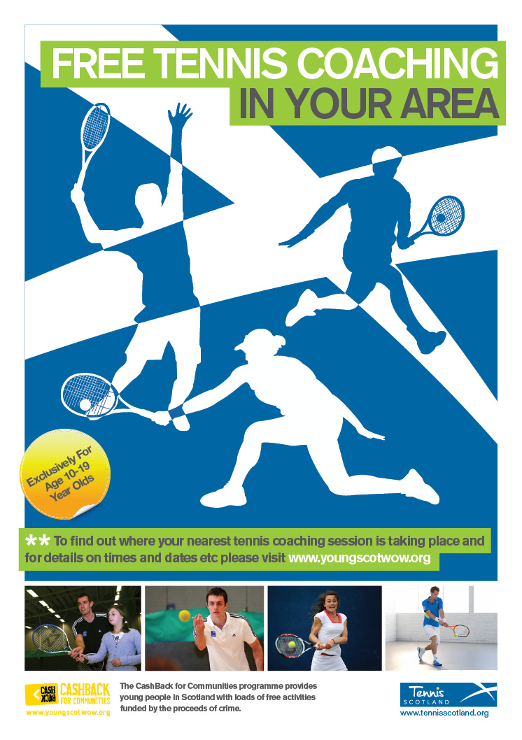 GP Wolffe Helping to Promote Junior Tennis in Scotland