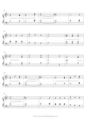 Free easy piano sheet music of Louis Kohler: Evening Song