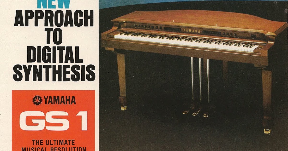 Retro Synth Ads Yamaha GS1 (GS1), Keyboard 1981