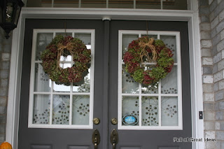 Full of Great Ideas: Window Covering for Front Door