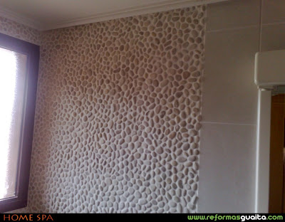 Home SPA, cambio de bañera por ducha con piedra natural como