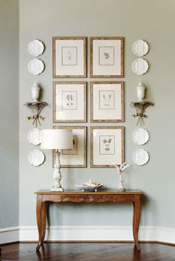 from McMansion to French Country Cottage, entryway designed by interior designer Martha Sweezey