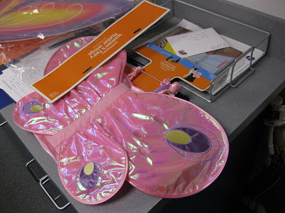 A photo of the butterfly wings in their packaging.
