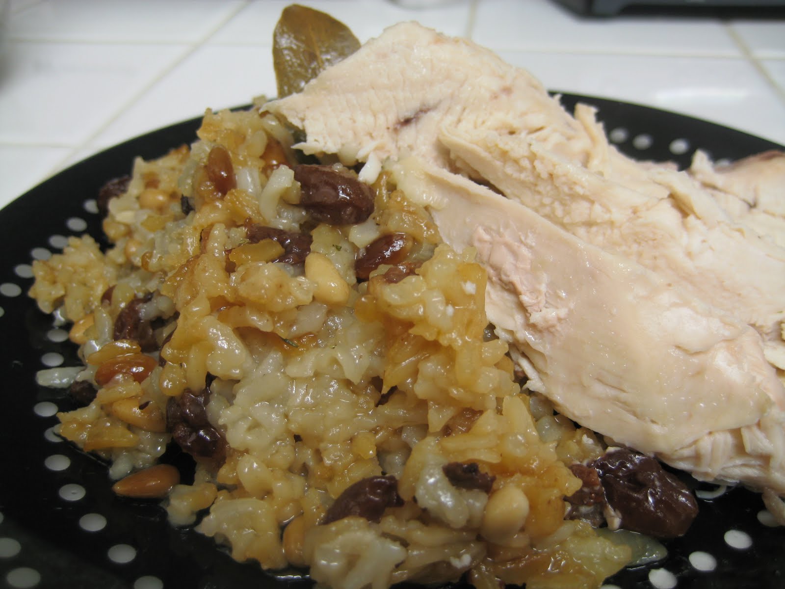 The Foodista Chronicles PilafStuffed Chicken