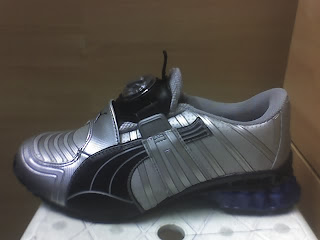 puma disc cinza e azul