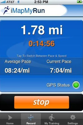 MapMyRun.com is a free website that measures the distance of your