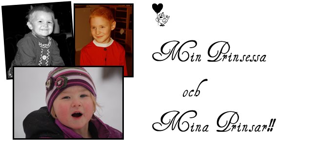 Min prinsessa & mina prinsar!!
