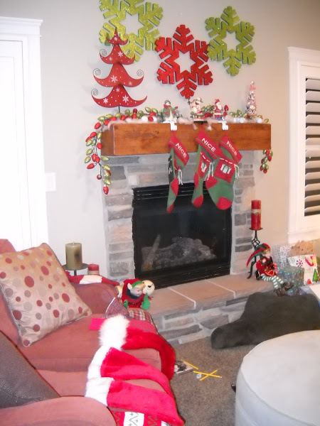 The stockings were hung by the chimney with care...