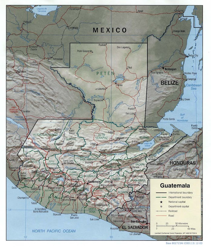 Map of Guatemala