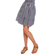gingham skirt