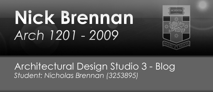 Nick Brennan ARCH1201 2009