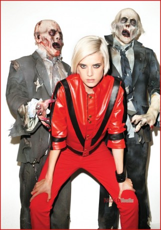 Zombies ! And she Still Makes This Picture Eye Catching !