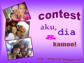 CONTEST AKU, DIA & KAMU by unguisme.