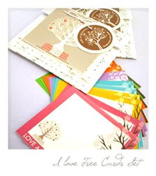 12 PCS I love Tree Note Cards for PHP 170 12 PPCS I love Tree Note Cards for PHP 170