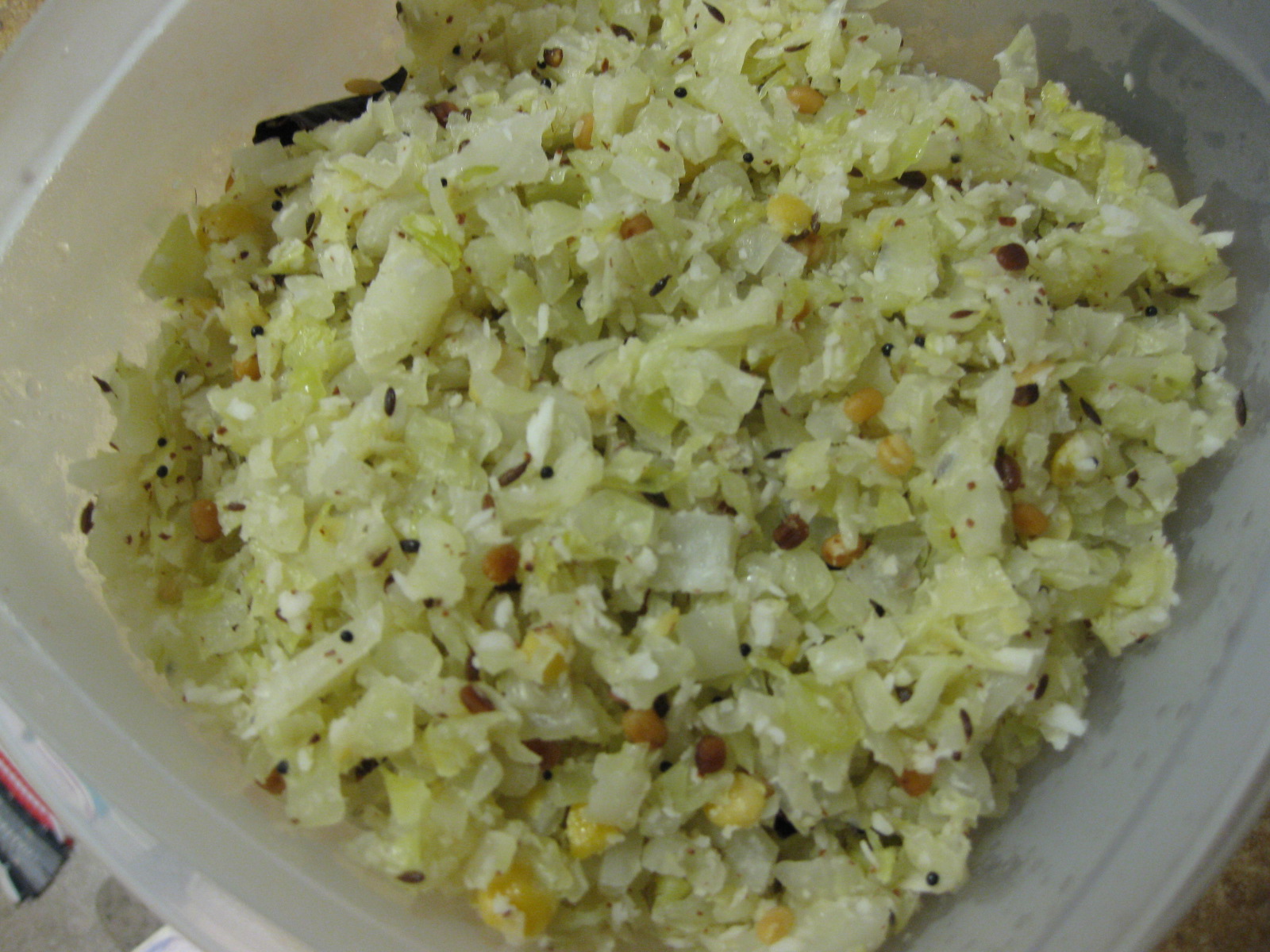 Preethi's Culinary Cabbage Poriyal