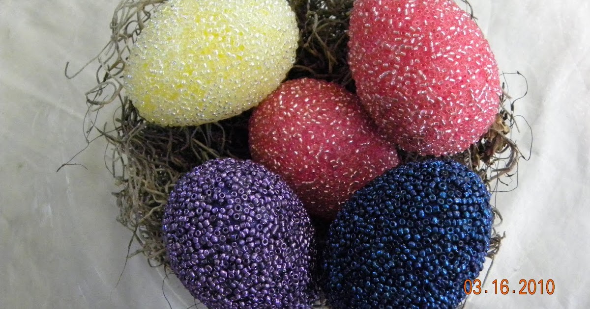 Daisy Chick Designs Beaded Eggs