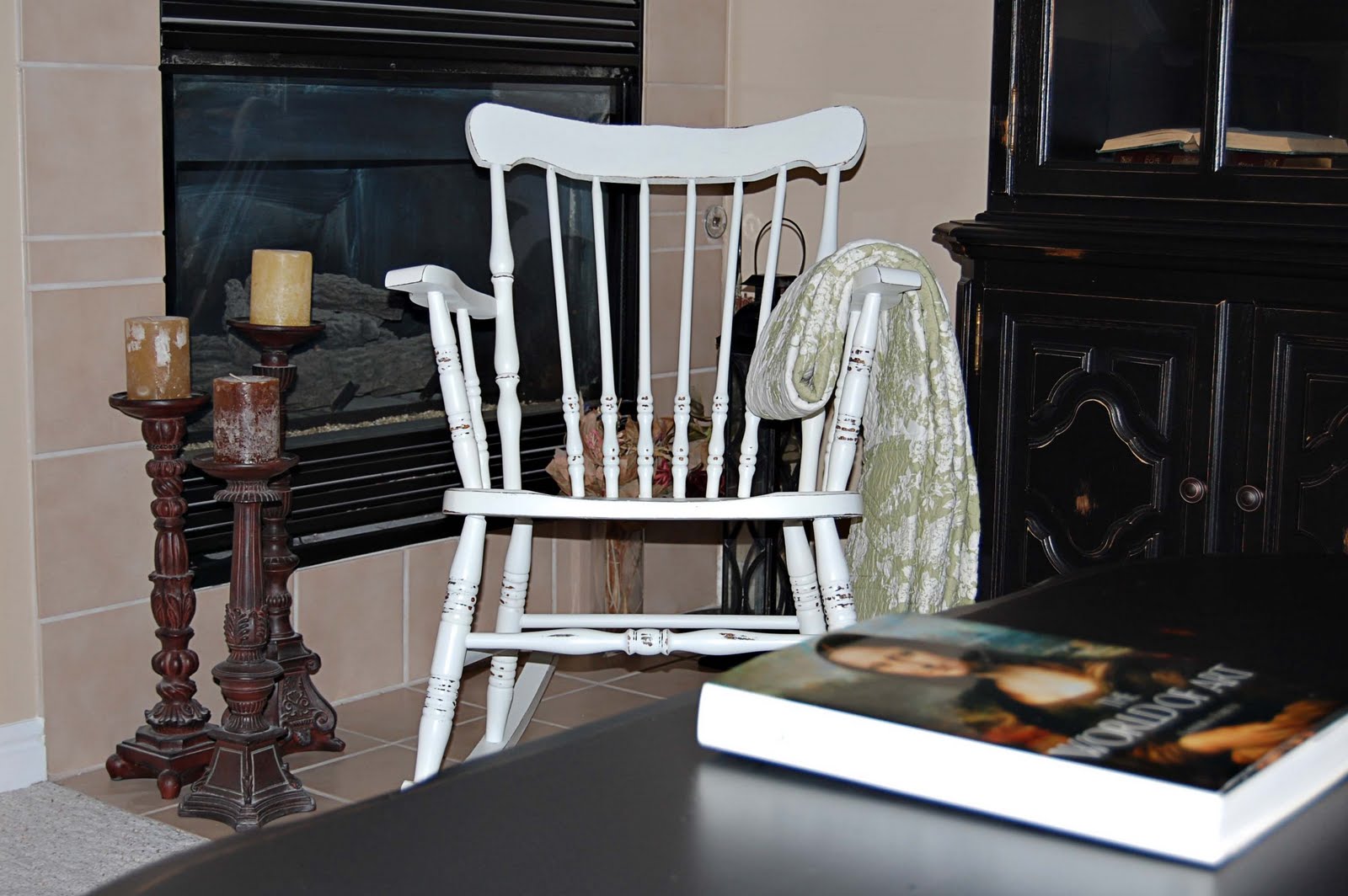 The Frosted Gardner Yard Sale Gardner Rocking Chair Before & After