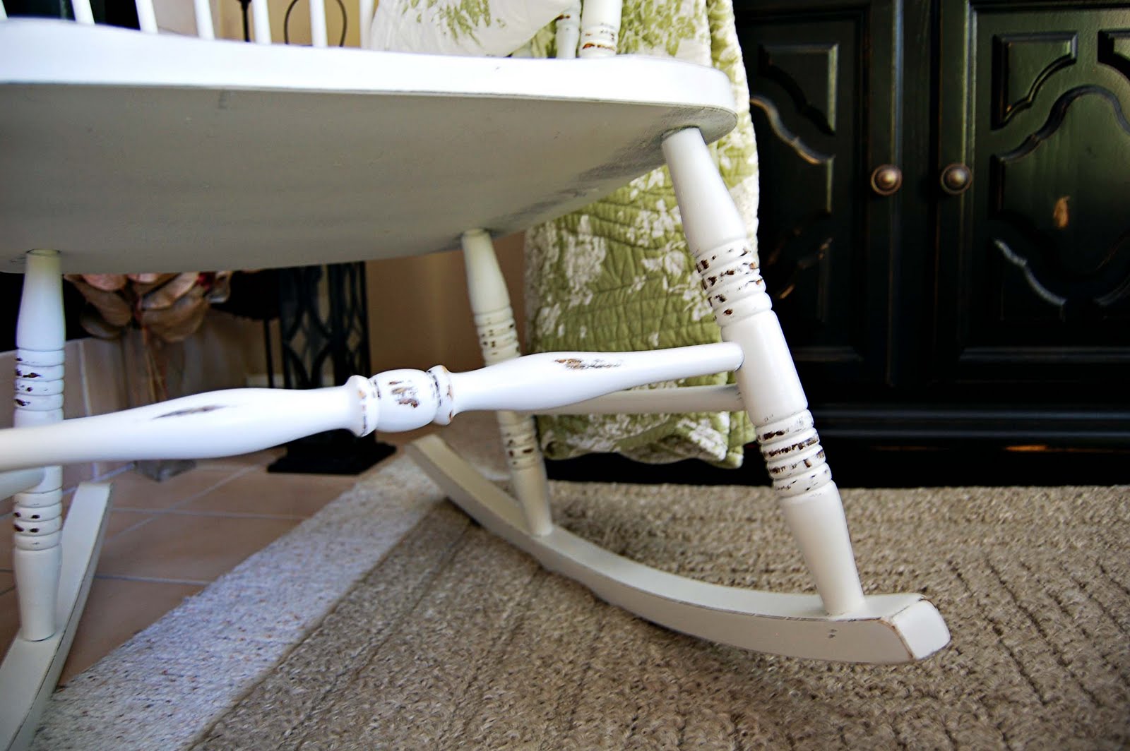 The Frosted Gardner Yard Sale Gardner Rocking Chair Before & After