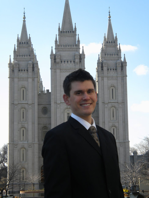 Ryan at temple - day before MTC drop off