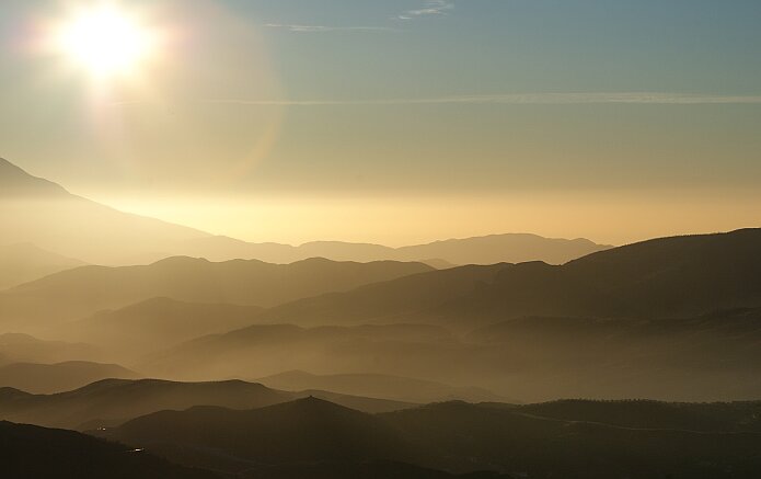 Day break on the sixth of February 2010 - casa rural: El Paraje