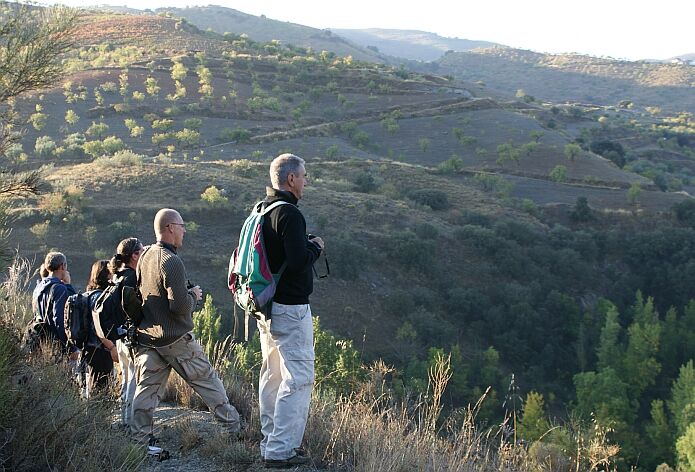 The first Alpujarran bird census on the third of October 2009 - foto: casa rural El Paraje