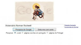 google homenageia Norman Rockwell