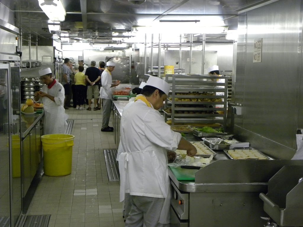 Cruise Ship Kitchen