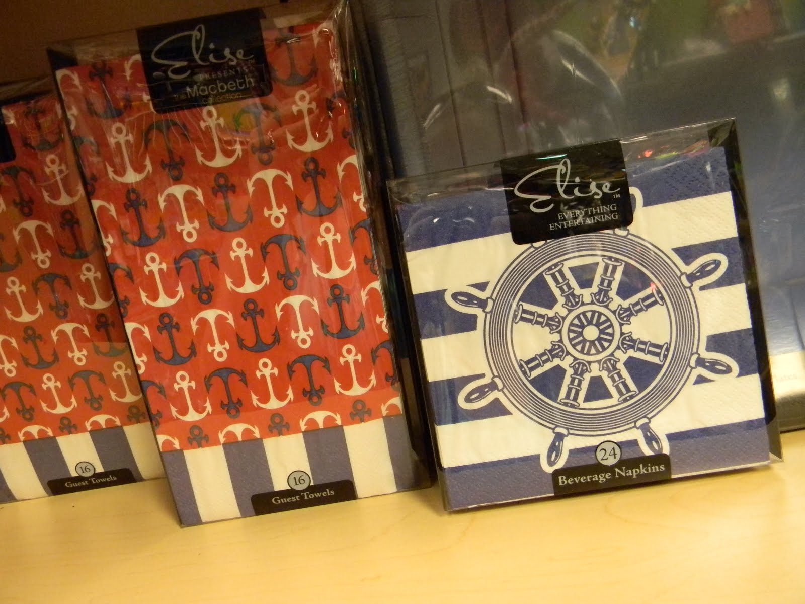 My Nautical Life Nautical napkins 'n' plates