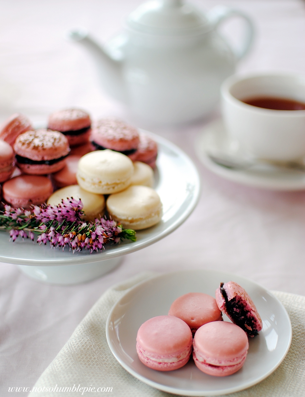 Tea macarons