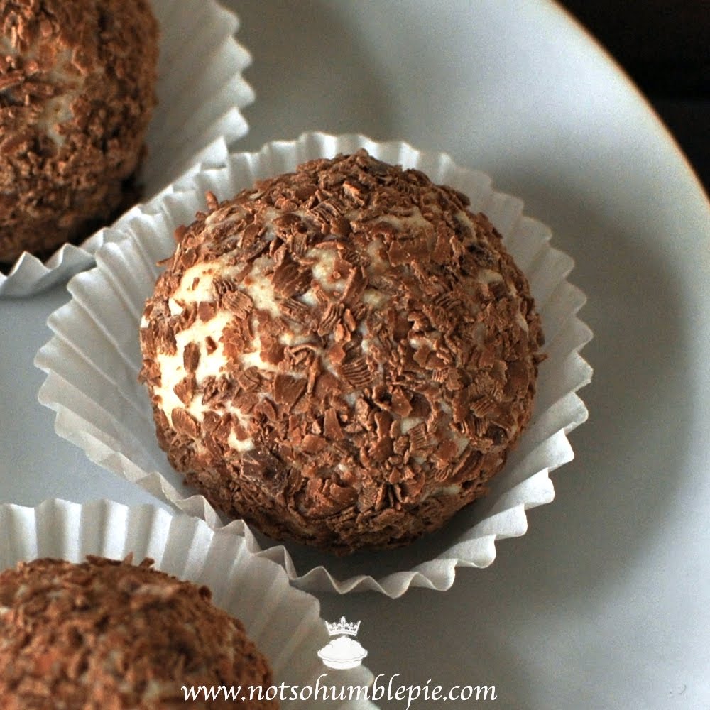 Not So Humble Pie Tiramisu Truffles