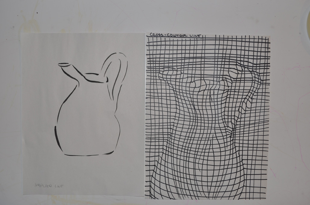 Implied Lines In Art : Art line