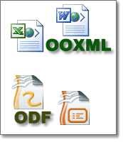 文書ファイルフォーマットの標準化 ODF とOOXLM