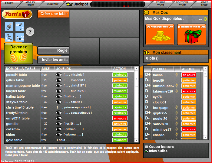 Yahtzee Yams Gratuit Yams Yahtzee