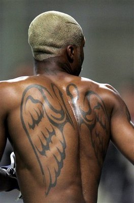 Celebrity's tattoos all around the world: Football player tatto