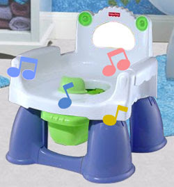fisher price musical potty