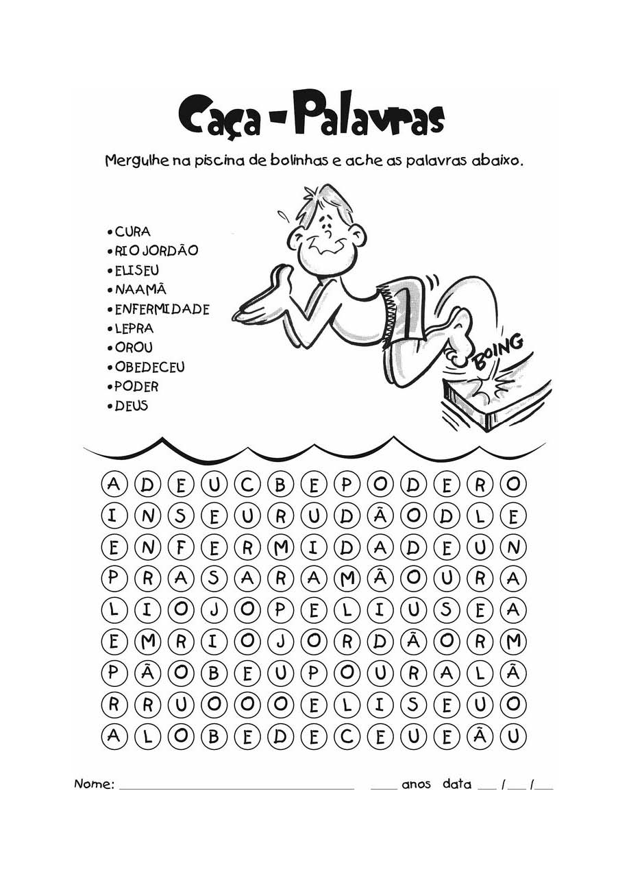 13 Caça-Palavras -Sílabas Simples com 4 Palavras cada para