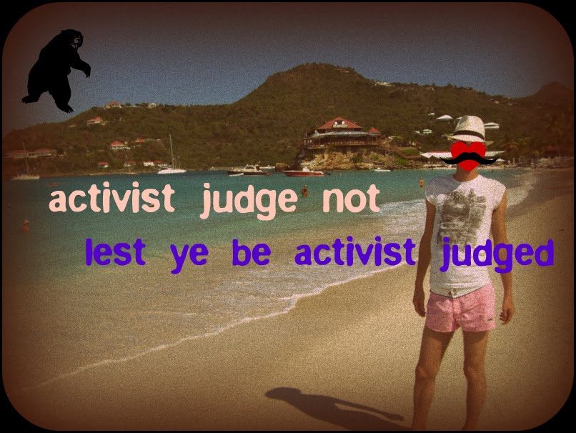 Activist Judge Not Lest Ye Be Activist Judged