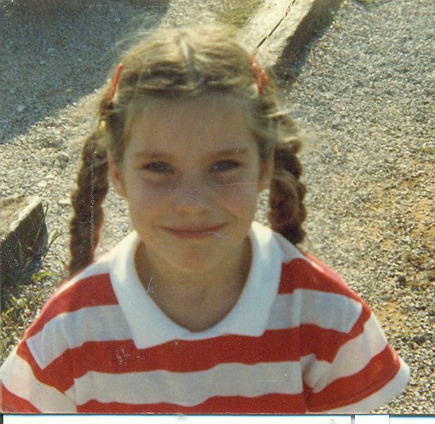 Paula's Happy Face at St. Joe's Catholic School playground.