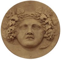 Médaillon Bacchus des Studios de la Victorine