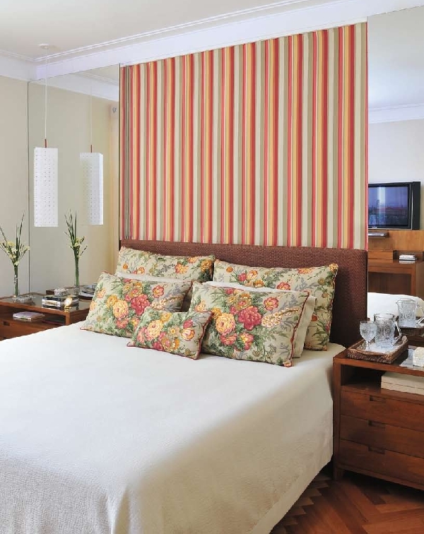 Arquitetura Di?ria Solu??o para quartos pequenos Quarto Casal Decorado Cor Vermelha ~ Arquitetura Di?ria Solu??o para quartos pequenos