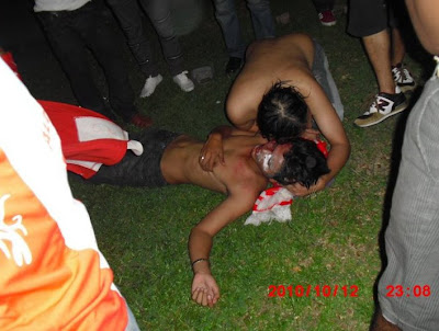 penyokong kelantan mati akibat sesak nafas