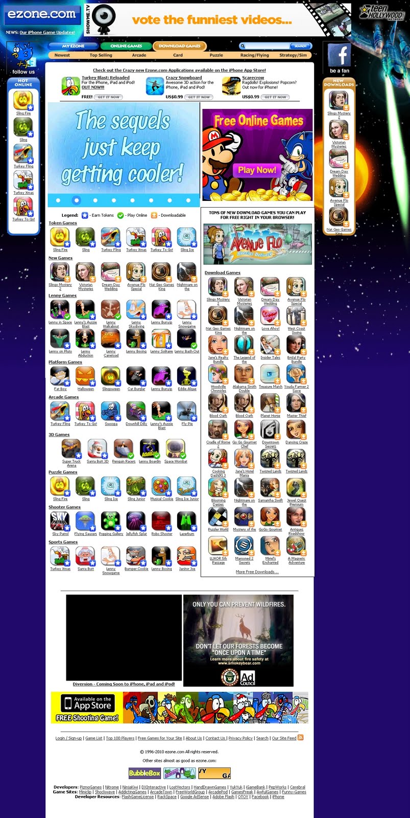 Ezone has many games in 7