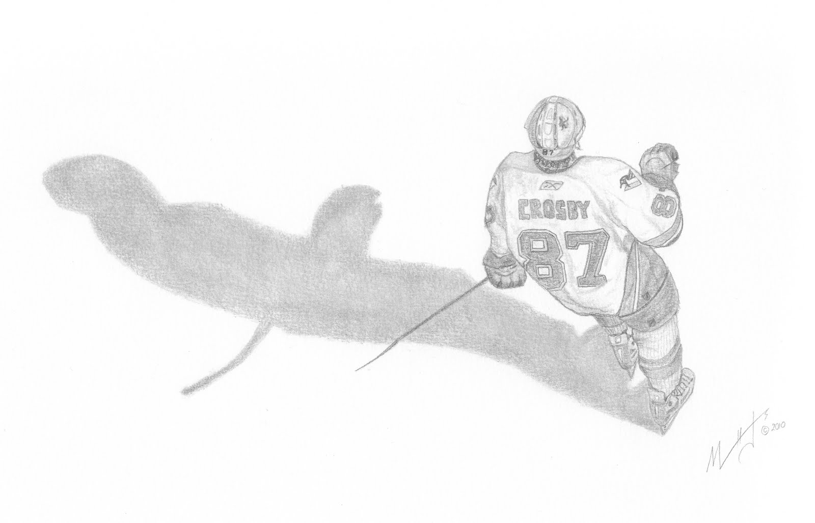 Drawing the Pittsburgh Penguins: Sidney Crosby