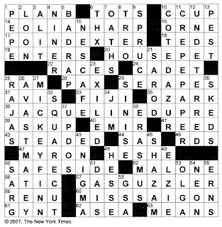 The New York Times Crossword in Gothic: 09.01.07 &ndash; Enigma